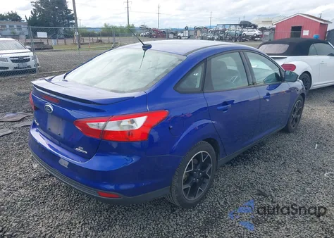 2013 Ford Focus Se from USA, damaged, VIN 1FADP3F28DL178210